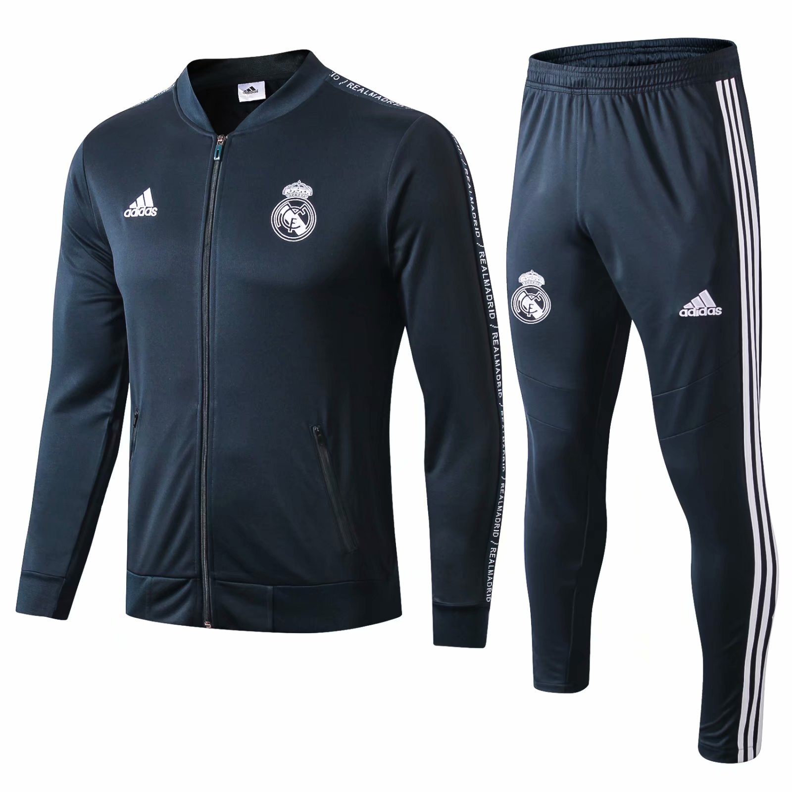 Kit treinamento oficial Adidas Real Madrid 2019 2020 preto